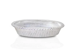 Silver Gift Tray – Royal Design Oval Decorative | Jiaqi
