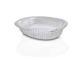 Silver Gift Tray – Royal Design Oval Decorative | Jiaqi