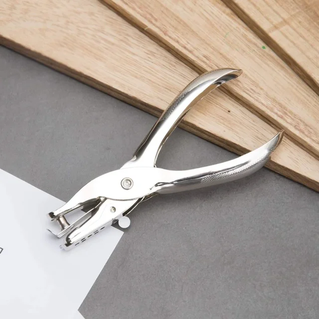 Single Hole Puncher – Durable Metal for Office & Crafts | VoltDesk