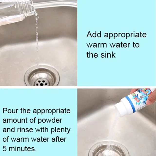 Sink Drain Cleaner – Powerful Clog Remover Powder | ShineCrest