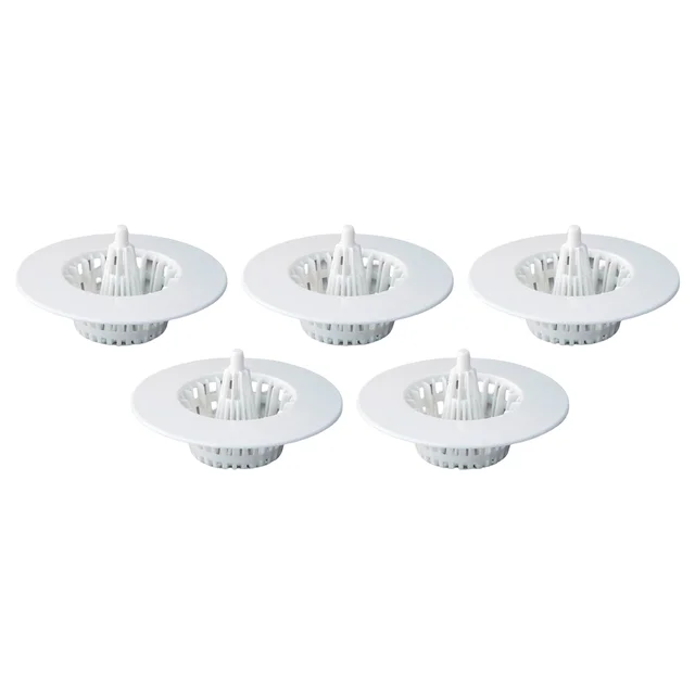Sink Drain Hair Catcher – 5 Pcs Multipurpose Strainer Filters