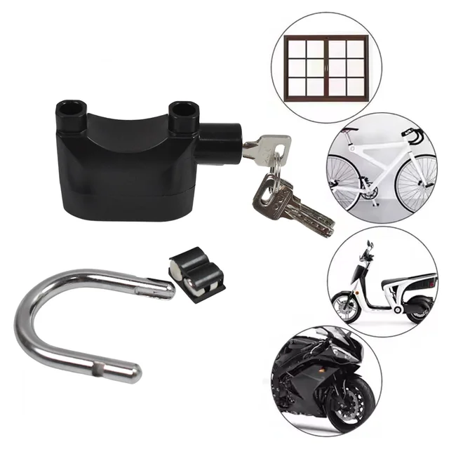 Siren Alarm Lock – Waterproof Anti-Theft Padlock | VelvaBloom