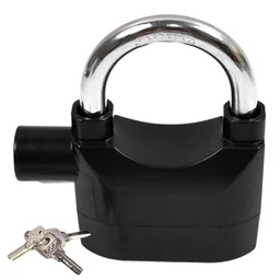 Siren Alarm Lock – Waterproof Anti-Theft Padlock | VelvaBloom