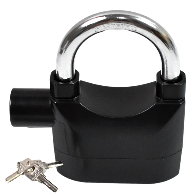Siren Alarm Lock – Waterproof Anti-Theft Padlock | VelvaBloom