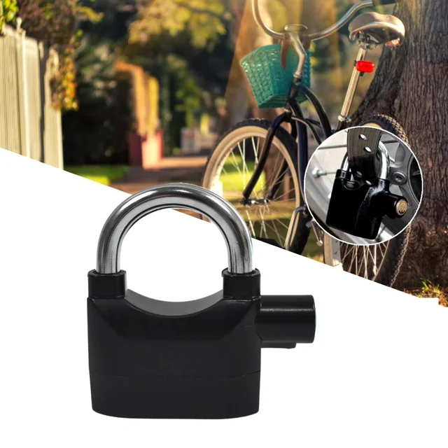 Siren Alarm Lock – Waterproof Anti-Theft Padlock | VelvaBloom