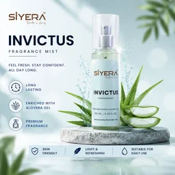 Siyera Invictus Fragrance Mist – Long-lasting Refreshing Spray