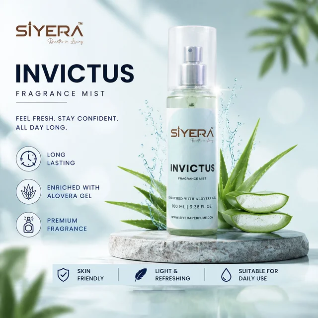 Siyera Invictus Fragrance Mist – Long-lasting Refreshing Spray