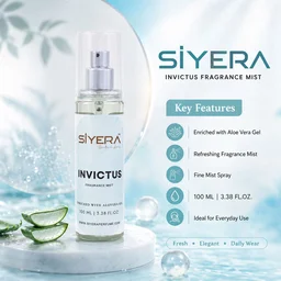 Siyera Invictus Fragrance Mist – Long-lasting Refreshing Spray