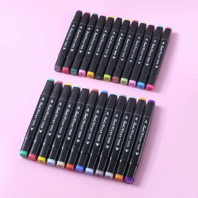Sketch Marker Set – Vibrant dual-tip markers for artists