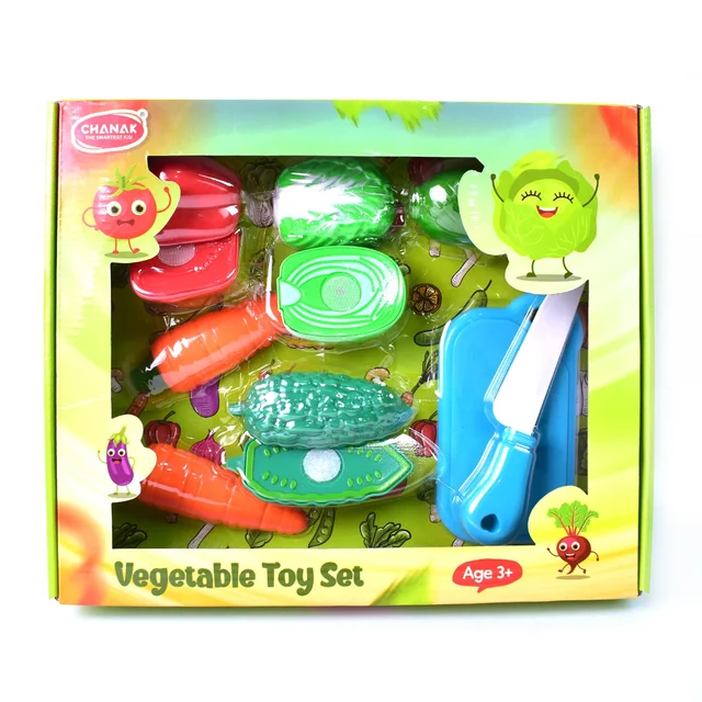 Slice & Play Toy Set – Realistic Fruits & Veggies | Aditi