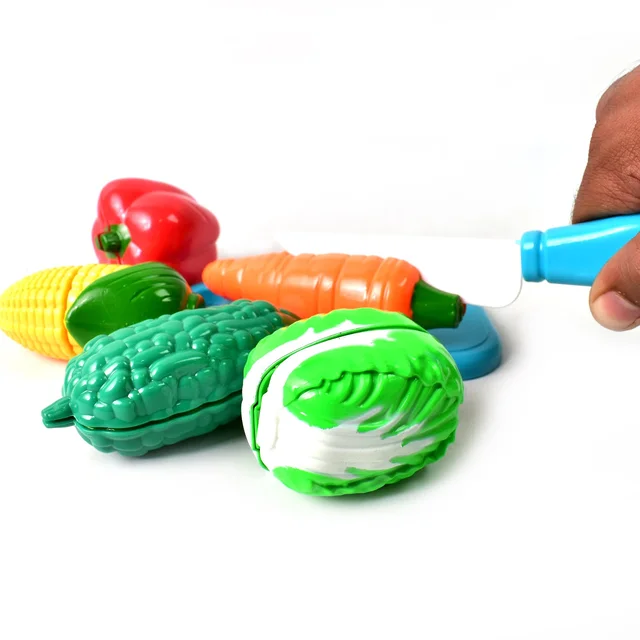 Slice & Play Toy Set – Realistic Fruits & Veggies | Aditi