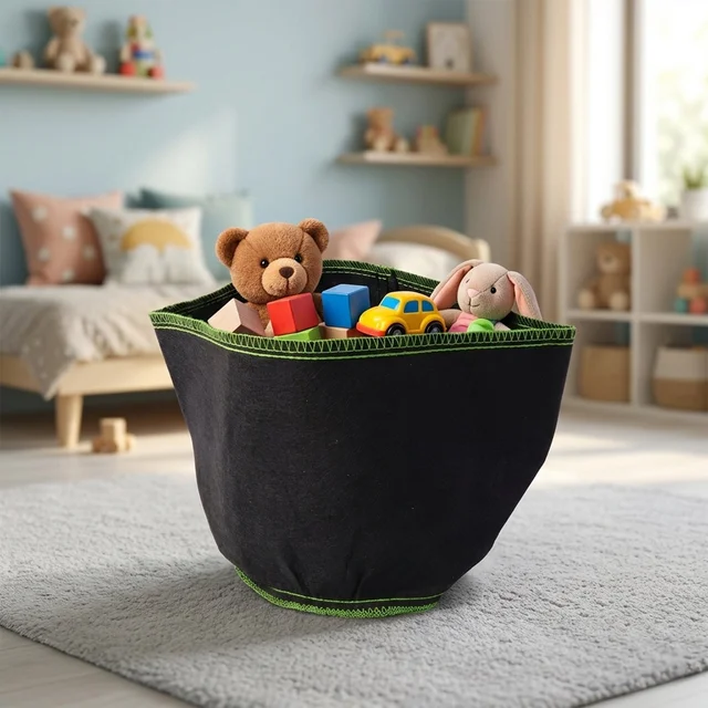 Small Foldable Fabric Storage Box – Space-Saving Organizer