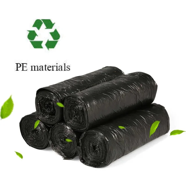 Small Garbage Bags – Heavy-Duty Black 17x19 Inch | FERVENT