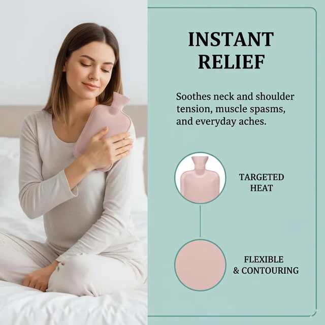 Small Hot Water Bag – Premium Leak-Proof Pain Relief & Warmth