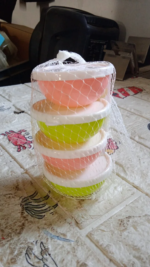 Small Plastic Bowls with Lids – 4-Pc Microwave Safe Katoris | Jiaqi