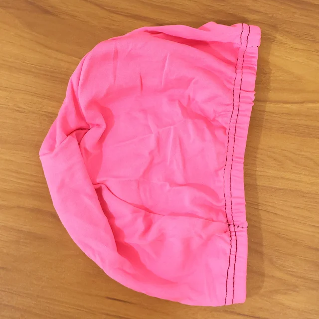 Small Premium Stretchable Pink Swimming Cap – Comfortable Fit for Short Hair