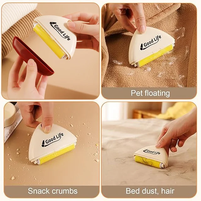 Small Reusable Lint Roller – Portable Pet Hair Remover