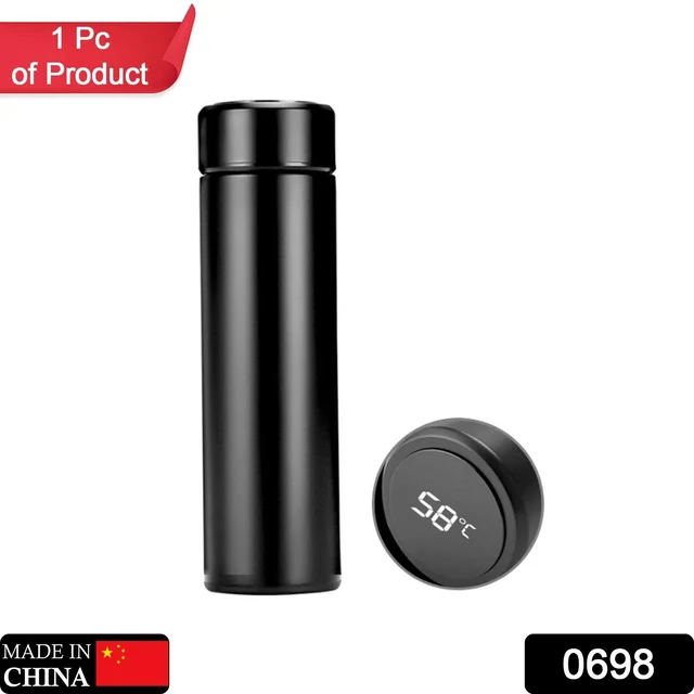 Smart Temperature Flask – Double Wall Steel Bottle | Tidy Table