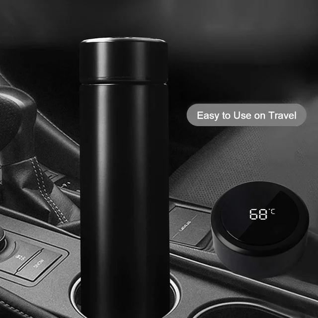 Smart Temperature Flask – Double Wall Steel Bottle | Tidy Table