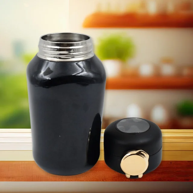 Smart Thermos Bottle 420ML – LED Temp Display, Push Button | Tumblo