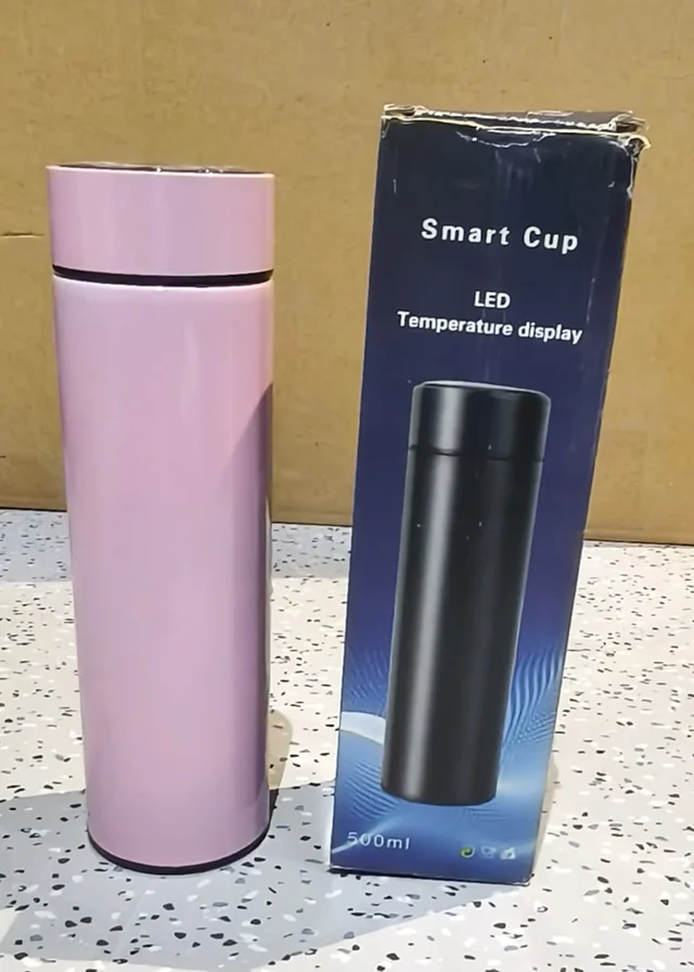 Smart Vacuum Insulated Water Bottle – LED Temperature Display 500ML