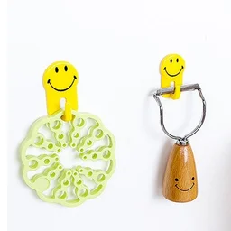 Smiley Face Hooks – 1 Kg Load, 6 Pcs | GlimmerHome