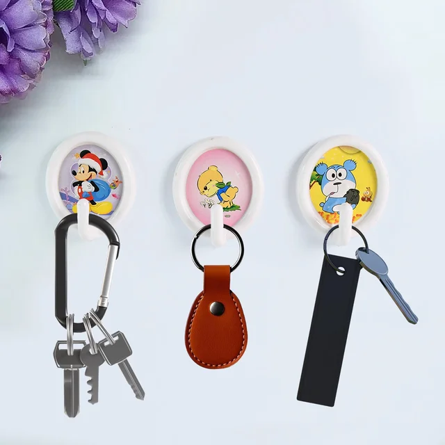 Smiley Wall Hooks – Multipurpose Self-Adhesive Organiser | Bathora