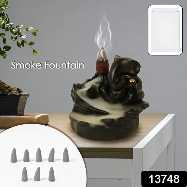 Smoke Fountain Ganesha Idol – Divine Home Decor | Giftoiza