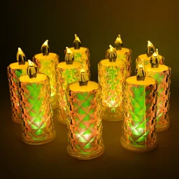 Smokeless LED Candles – Safe Flameless Set of 12 for Home Decor