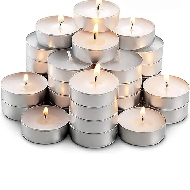 Smokeless Tealight Candles – 50 Pcs Set for Diwali | Indo Glow