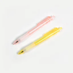 Smooth Writing Ball Pen – Black Ink, Fine Tip (2 Pc) | CustoPen
