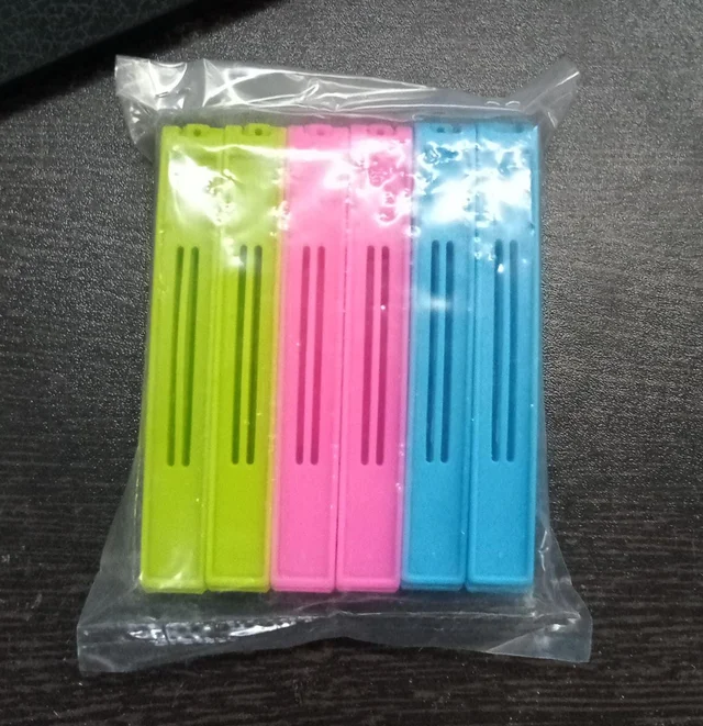 Snack Bag Clips – 18 Pc Multicolour Set | Tidy Table