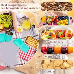 Snack Tray with Steel Cup – Multi-functional for Kids & Home | TinyTrendy