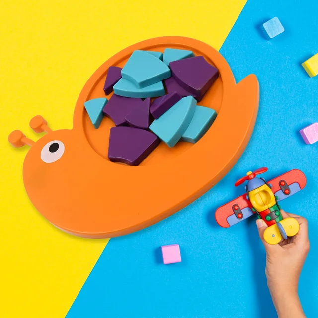 Snail Puzzle for Kids – STEM Learning Toy for Ages 3-6 | Play Mancer