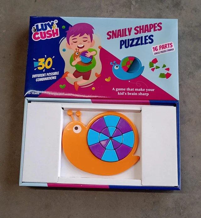 Snail Puzzle for Kids – STEM Learning Toy for Ages 3-6 | Play Mancer