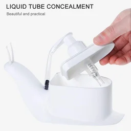Snail Shape Soap Dispenser – Portable & Refillable | VelvetBubbles