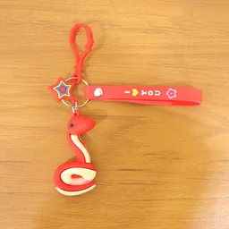 Snake Shape Keychain – Cute Strap & Hook Clip for Kids