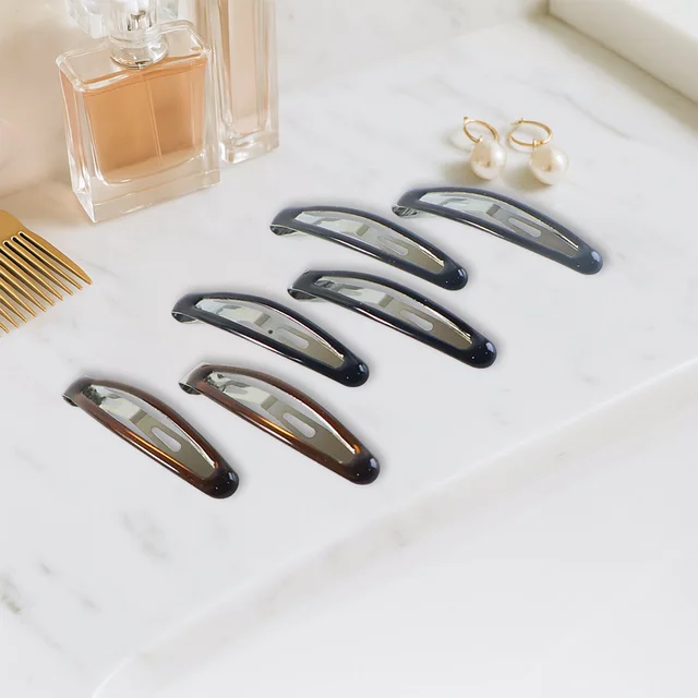 Snap Hair Clips for Women – Strong Hold, Non-Slip 6 Pc Set