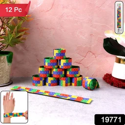 Snap Slap Bracelet Set – Vibrant 12-Piece Kids Toy Collection