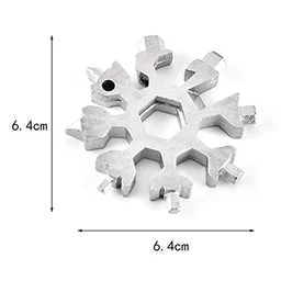 Snowflake Multi-Tool – 18-in-1 Stainless Steel Portable | BoltForce