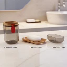 Soap Box with Ventilated Drain Tray – Keeps Soap Dry & Fresh