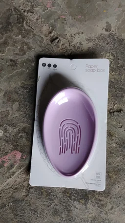 Soap Dish with Drain – Double-Layer Self-Draining | VelvetBubbles