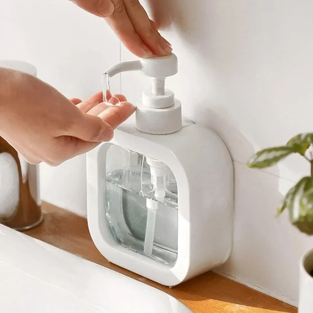 Soap Dispenser – Clear Refillable Pump Bottle | VelvetBubbles