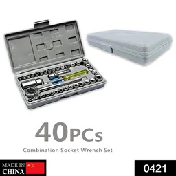 Socket Toolkit – 40-Piece Home & Auto Repair Set | Wagtail