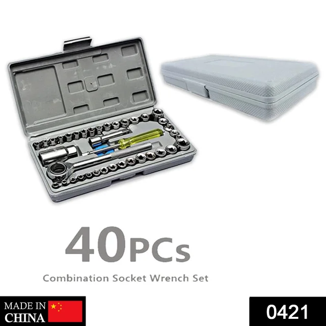 Socket Toolkit – 40-Piece Home & Auto Repair Set | Wagtail