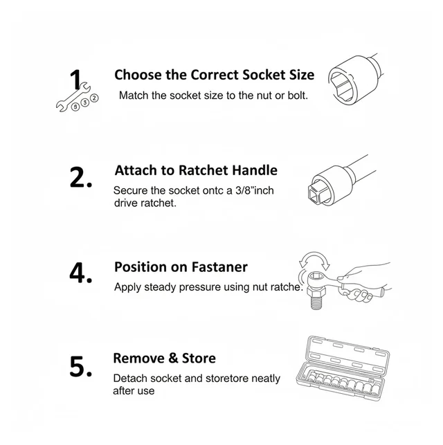 Socket Wrench Set 10-Pc 3/8-inch Drive 6-Point | BoltForce
