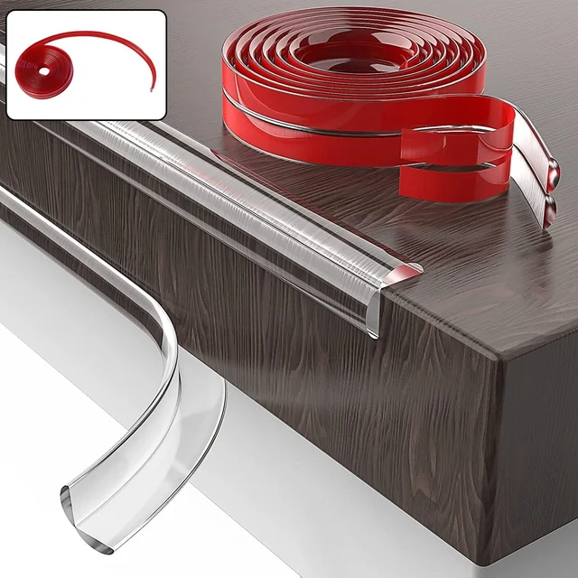 Soft Adhesive Edge Protector – 3 Meter Safety Guard for Furniture