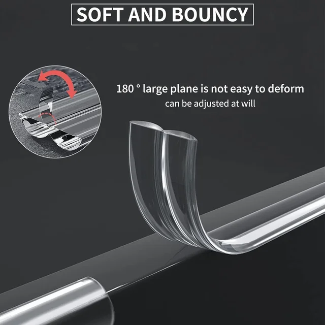 Soft Adhesive Edge Protector – 3 Meter Safety Guard for Furniture
