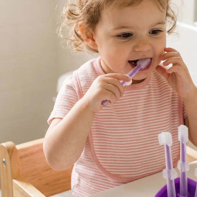 Soft Baby Toothbrush Set – Gentle on Gums, Easy to Use for Toddlers