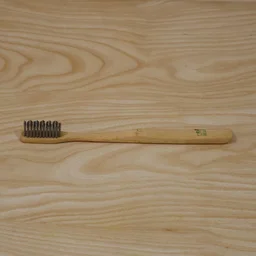 Soft Bamboo Toothbrush, Biodegradable Wooden Toothbrush with Soft Bristles (1 Pc)